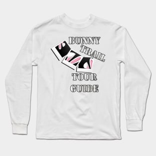 Easter Bunny Trail Tour Guide Easily Confused Cute for Teacher Gifts Long Sleeve T-Shirt